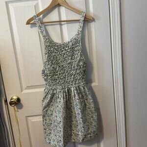 Free People | Petunia Pinafore MINI DRESS Tea Combo Floral